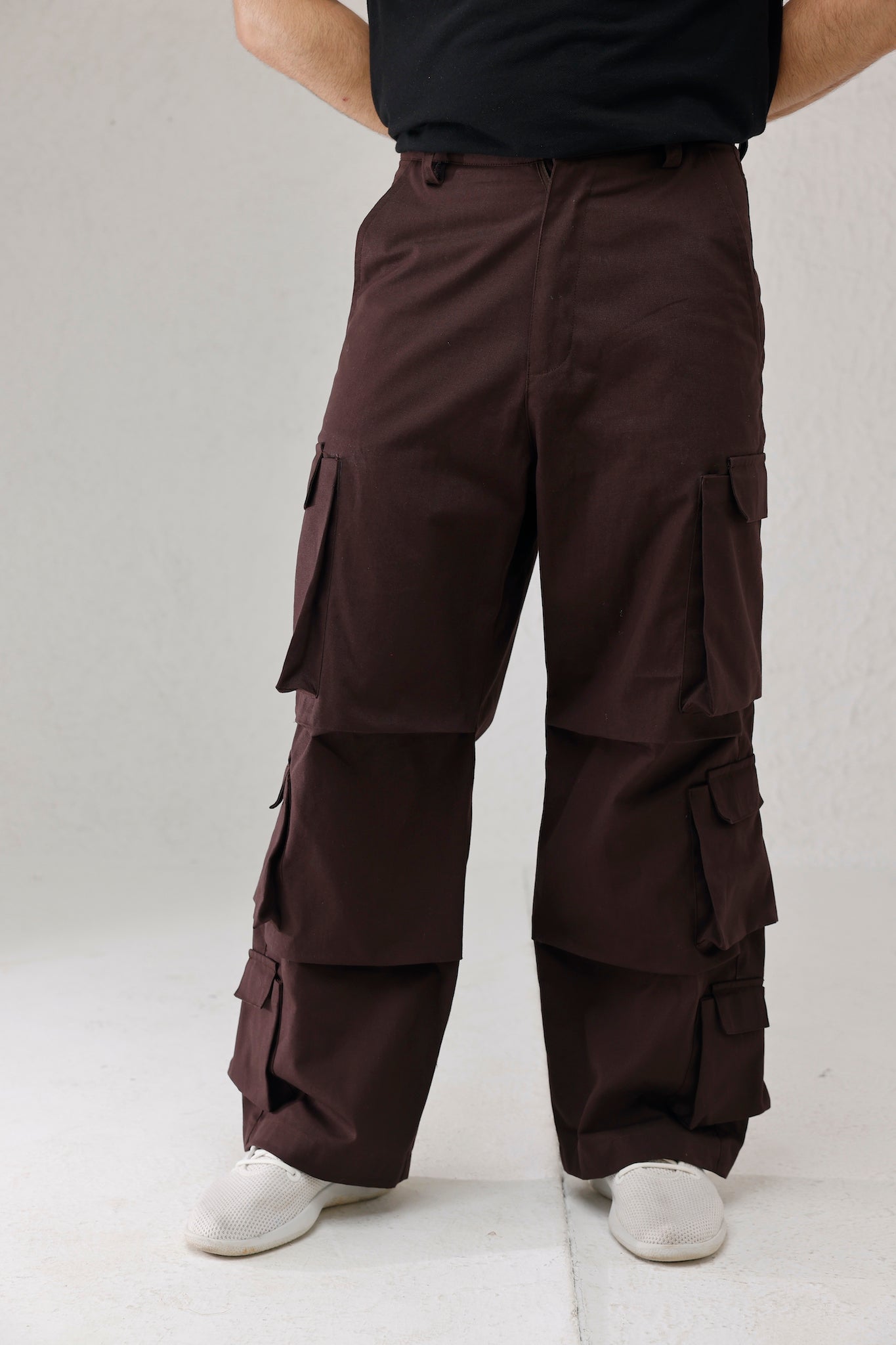 Branforge Men's Brown Cargo Pants
