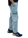 RogueFlex Men’s Denim Cargo Pants