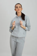 Women's grey tracksuit.