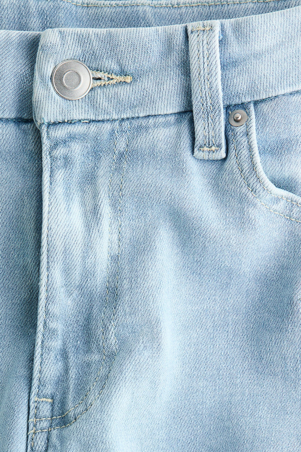 High Waist Wide Leg Loose Fit Ice blue