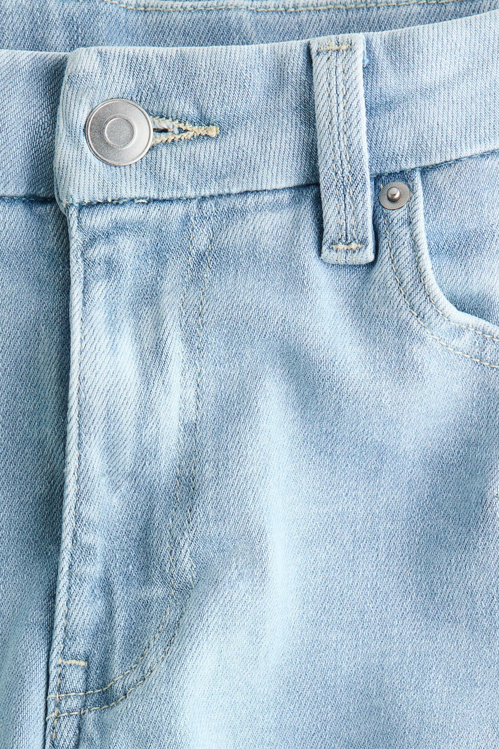 High Waist Wide Leg Loose Fit Ice blue