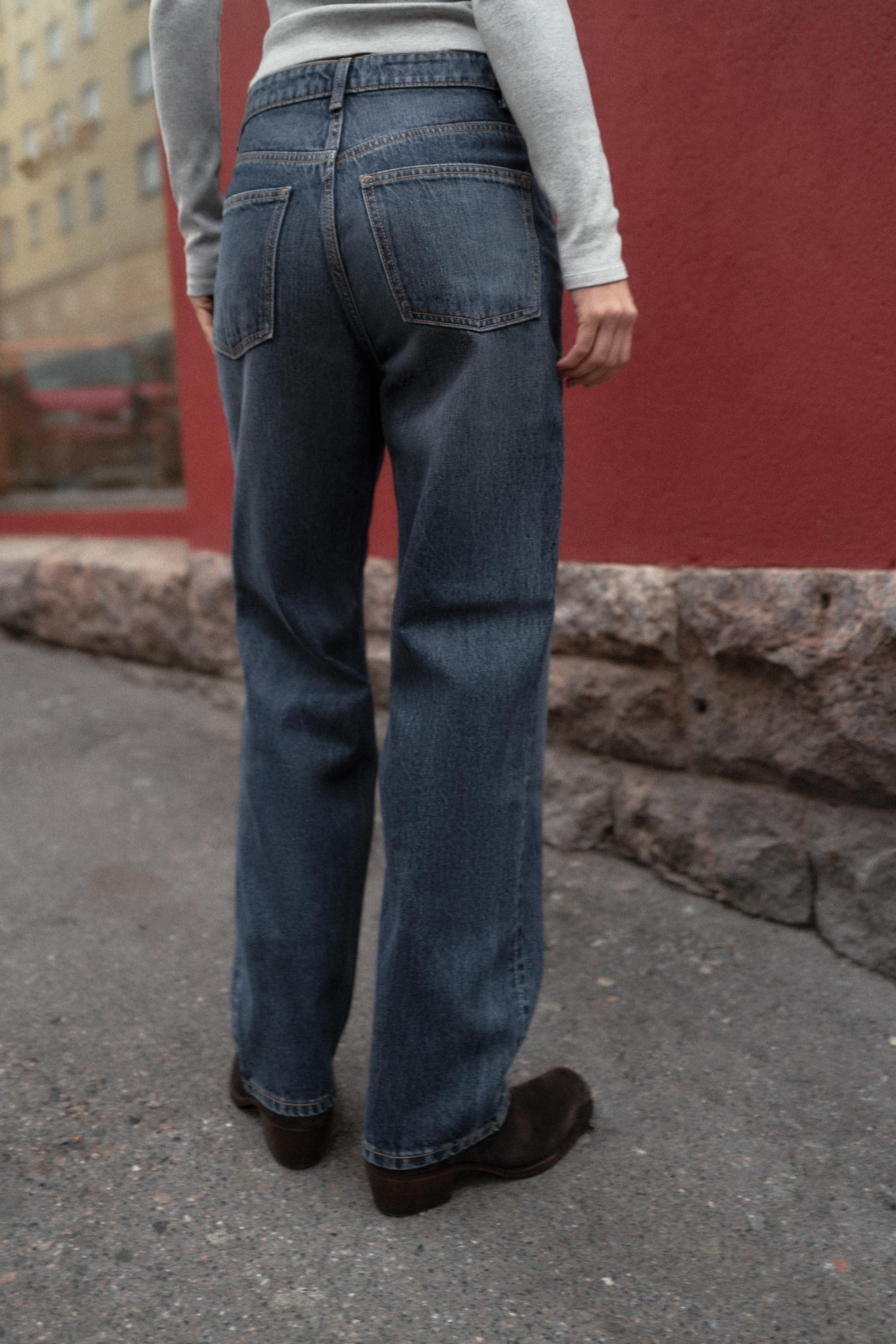 MOM High Waist Dark Blue