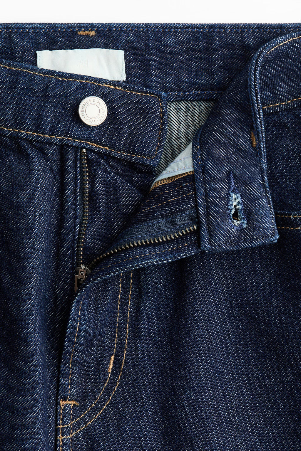 High Waist Wide Leg straight Fit Orginal denim Blue