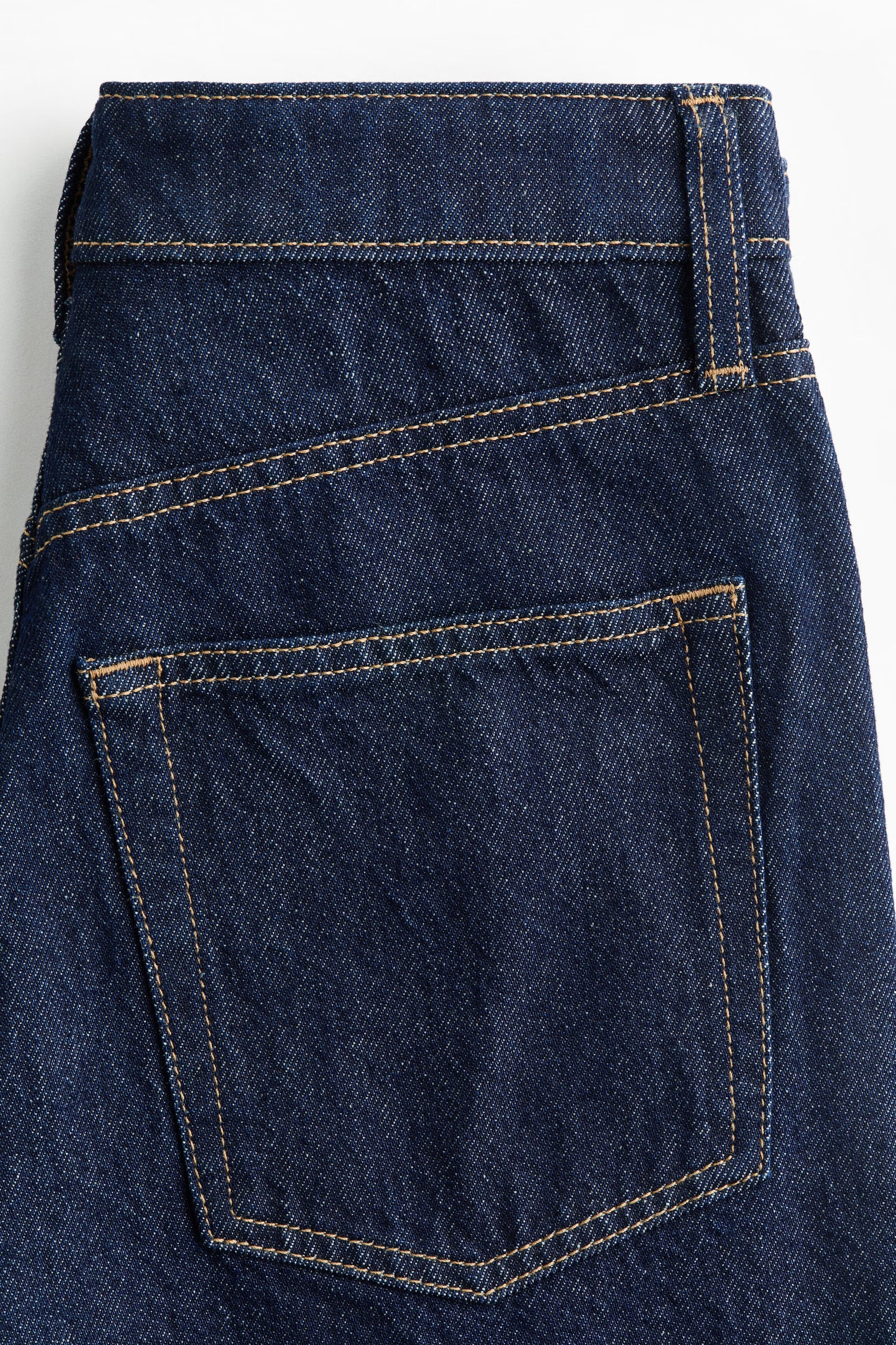 High Waist Wide Leg straight Fit Orginal denim Blue